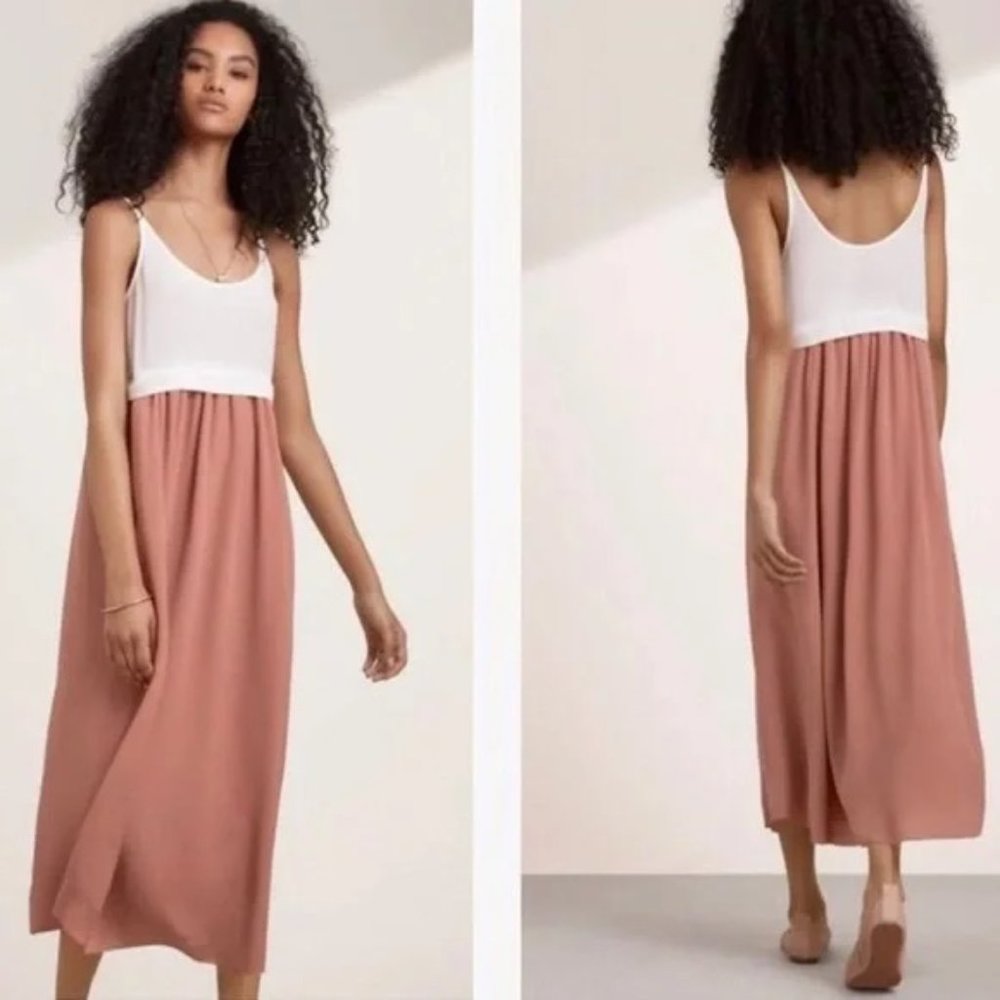 Wilfred Silk Bisous Midi Dress